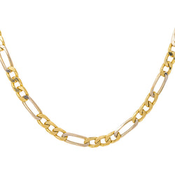 Collier maille Figaro Or jaune
