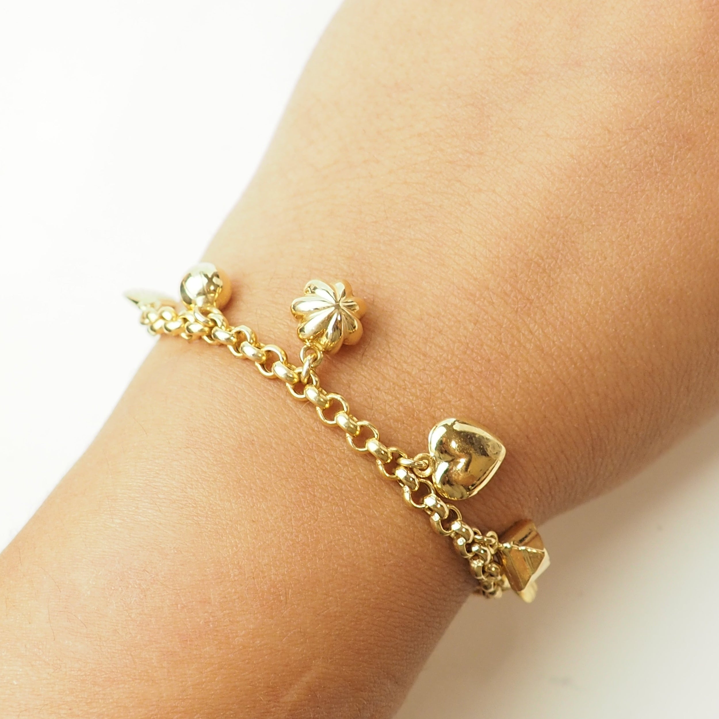 Bracelet Breloques en or jaune