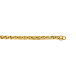 Collier Maille palmier Or jaune