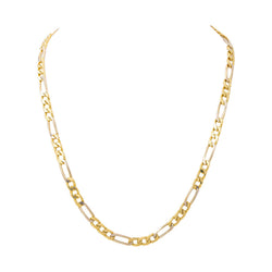 Collier maille Figaro Or jaune