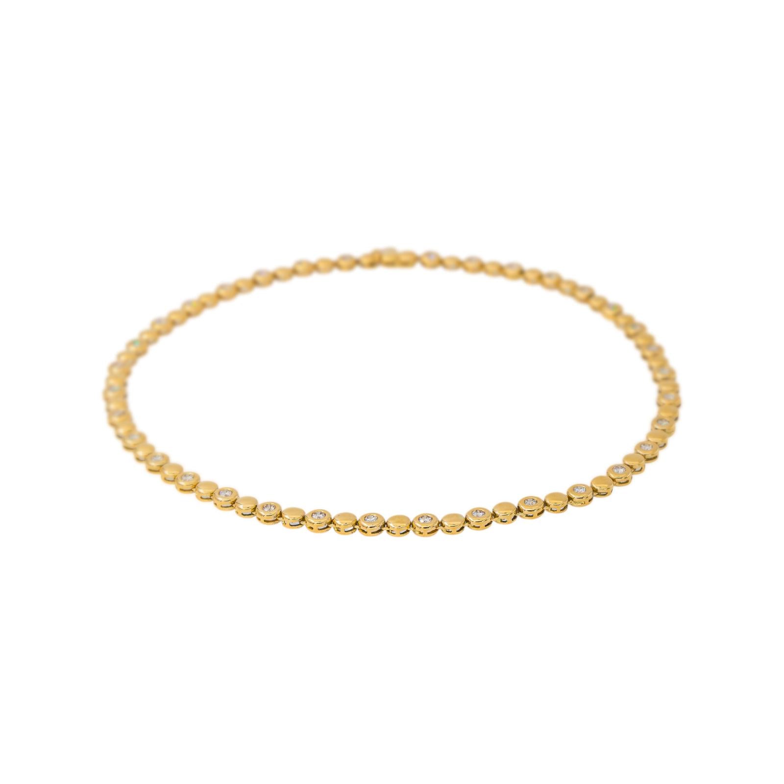 Collier Or jaune Diamant