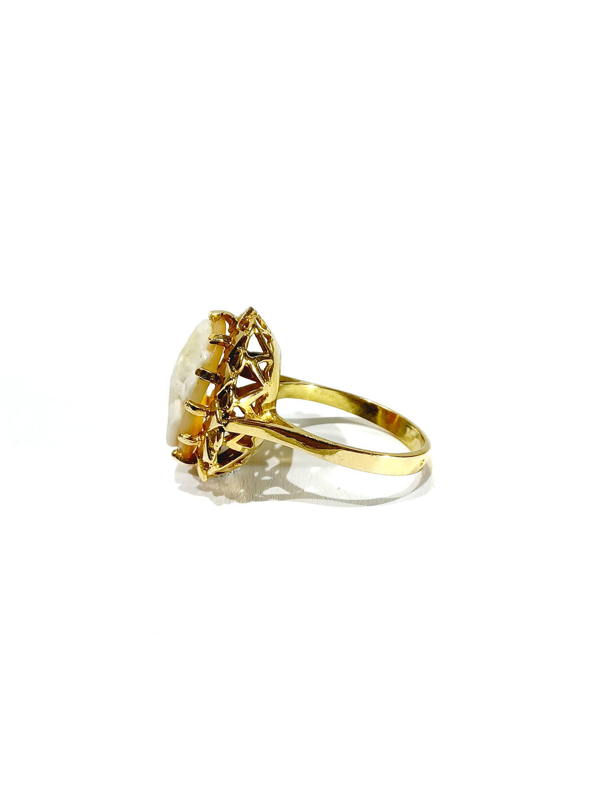 Bague Camée en or rose