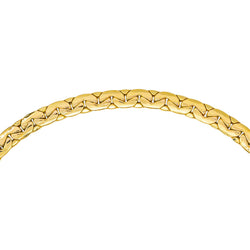 Bracelet Maille haricot Or jaune