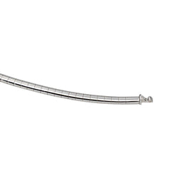 Collier Or blanc Saphir rose