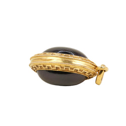 Pendentif en or jaune et grenat