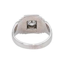 Bague Solitaire  Or blanc Diamant