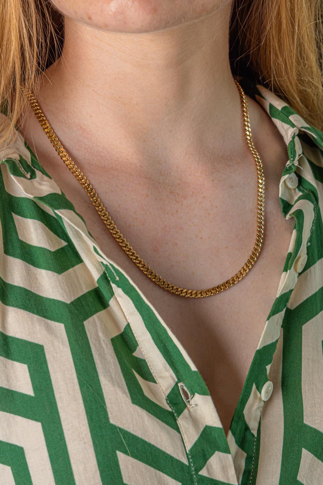 Collier Maille Gourmette Or jaune