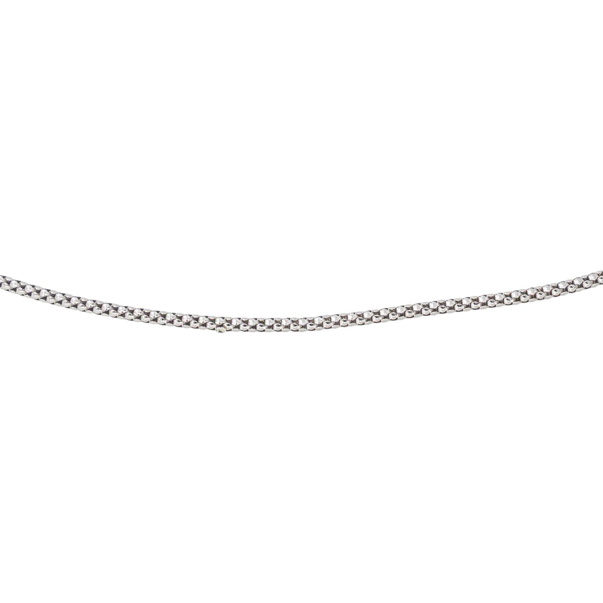Collier  Chaîne à maillon  Or blanc