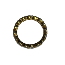 Bague Alliance en or jaune et diamants