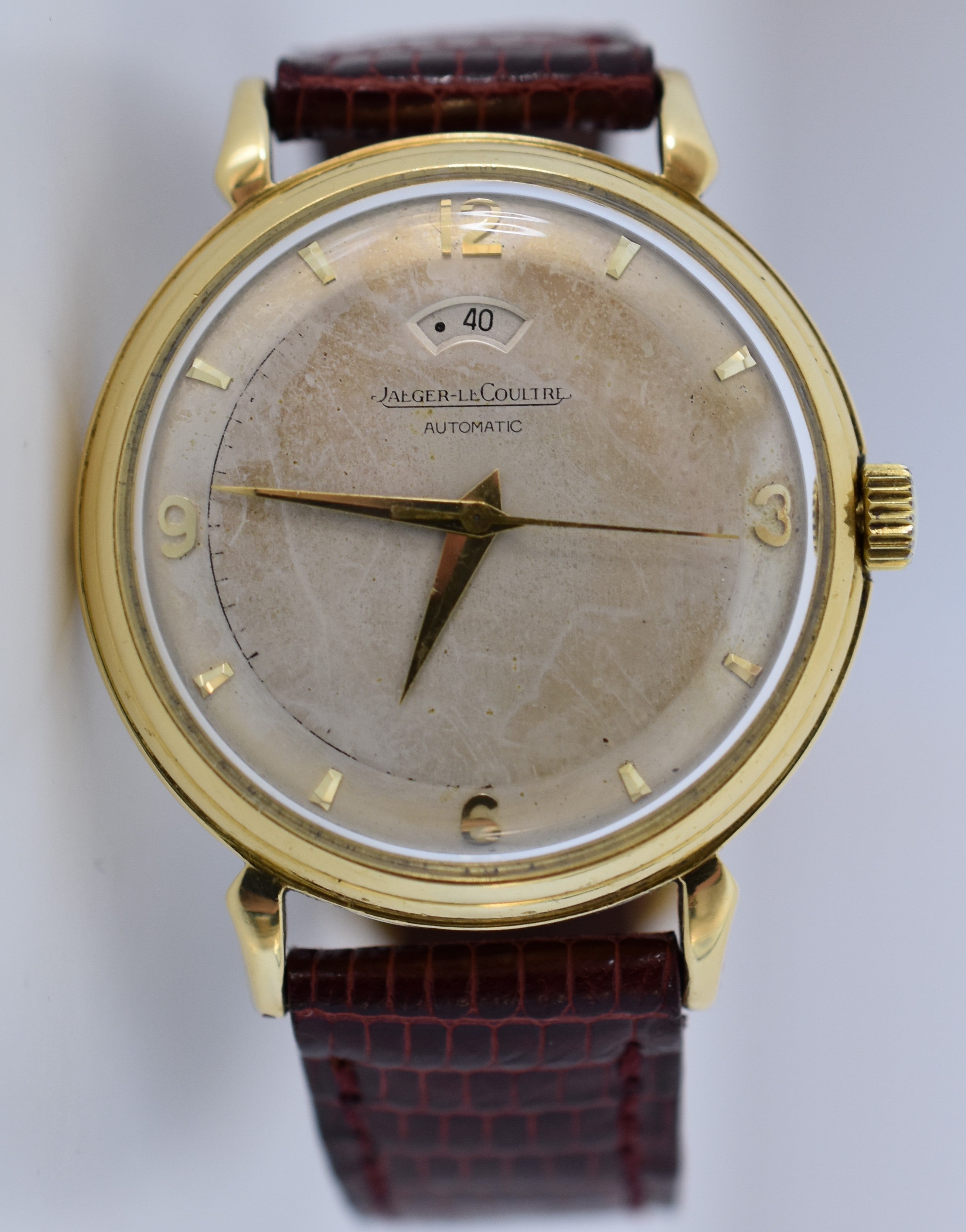 Jaeger-LeCoultre Power Reserve "40 heures", calibre 481 Bumper, or jaune 18 carats, 1953