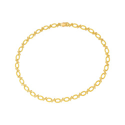 Collier Maille ovale Or jaune