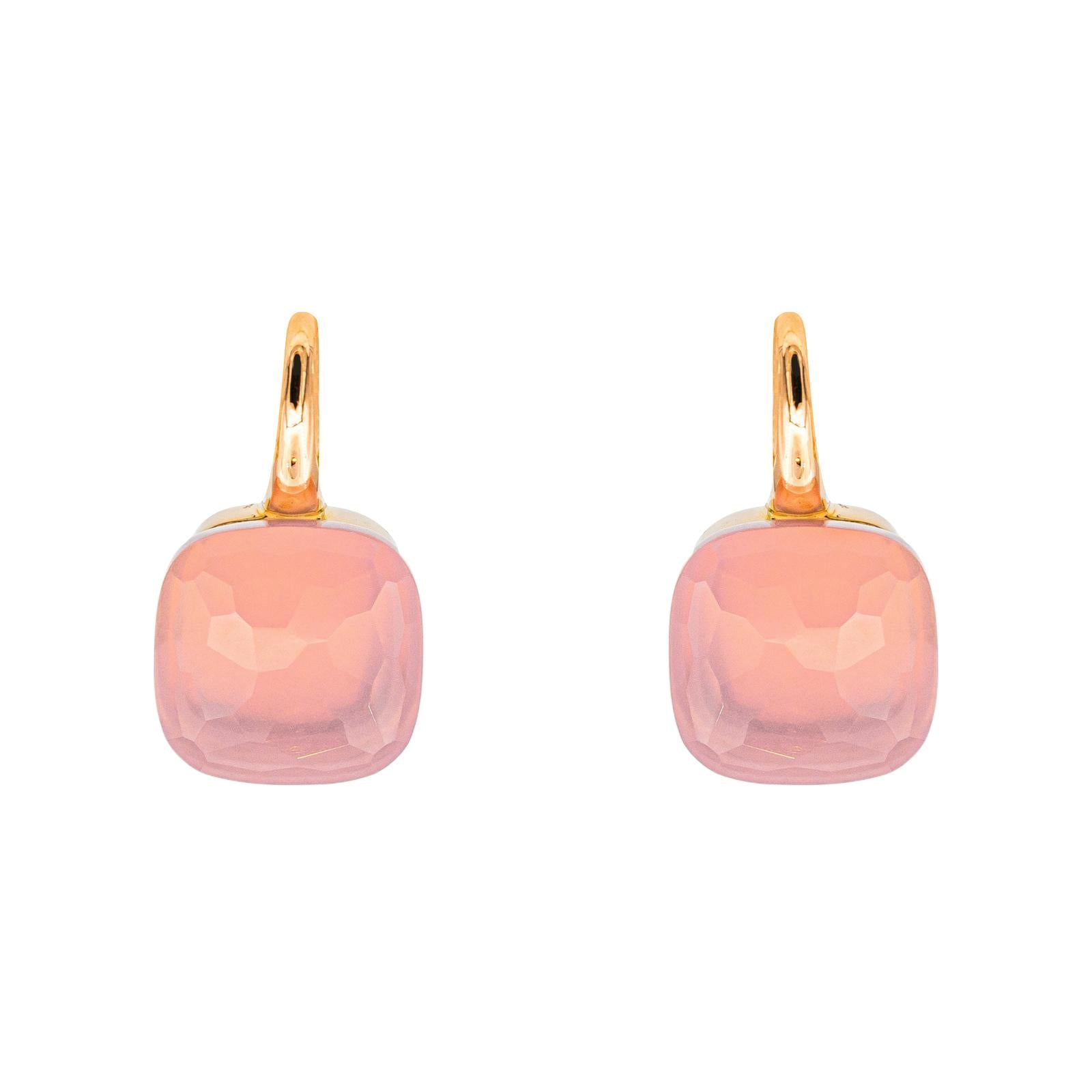 Pomellato Boucles d'oreilles  Nudo Or rose Quartz rose