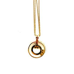 Collier Pendentif CHOPARD Happy Diamonds en or jaune et diamants