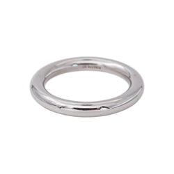 Ginette NY Bague Alliance Be my white domed band Or blanc