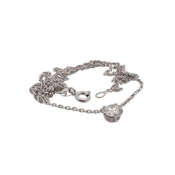 Collier Pendentif en or blanc et diamant