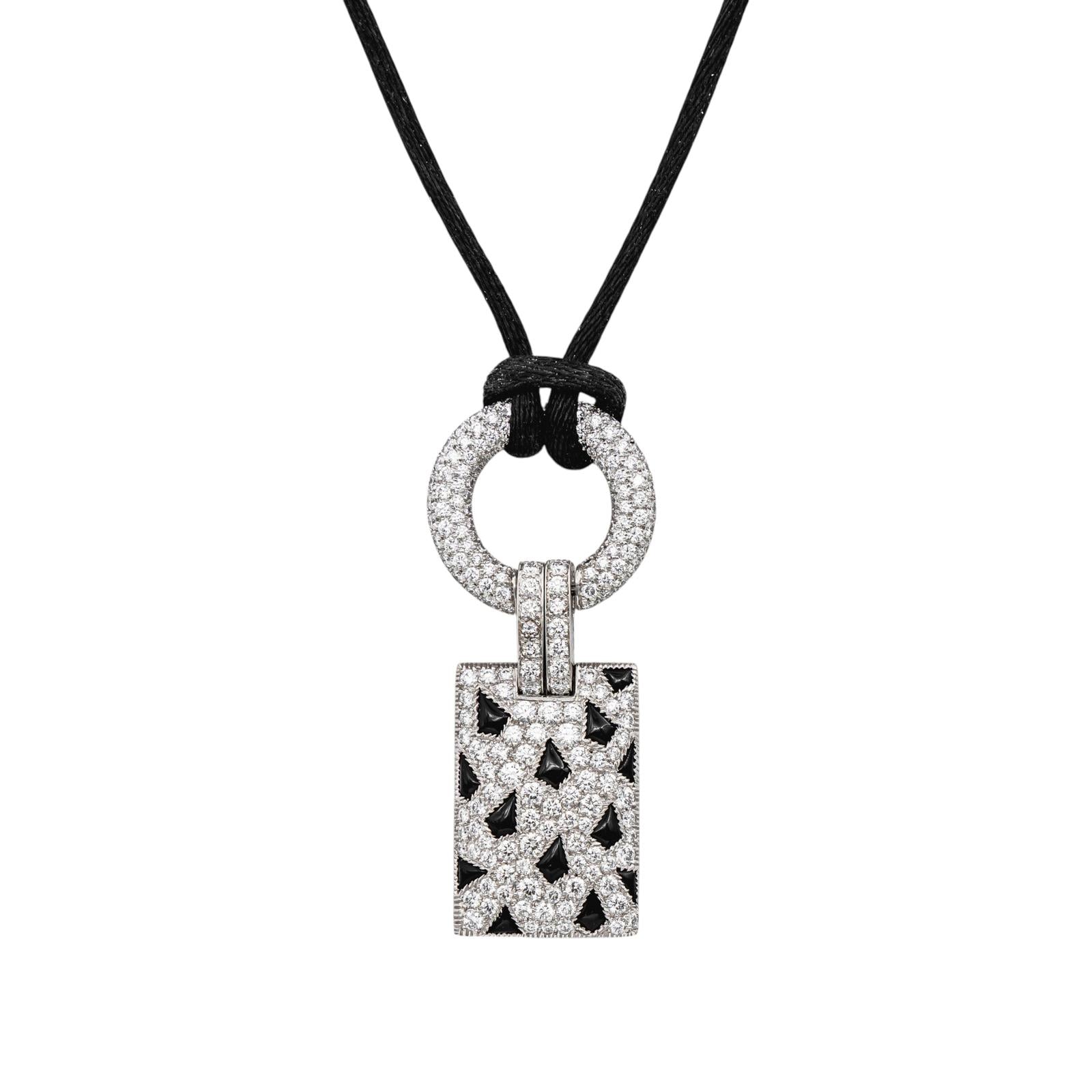 Cartier Collier Pelage Or blanc Diamant