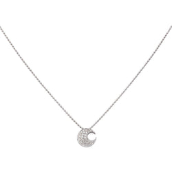 Collier  Or blanc  Diamant