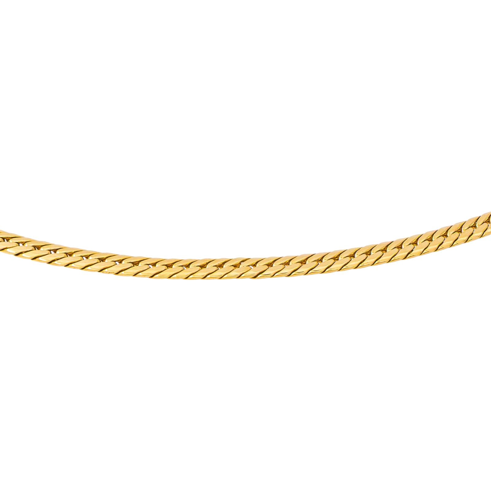 Collier Maille anglaise Or jaune