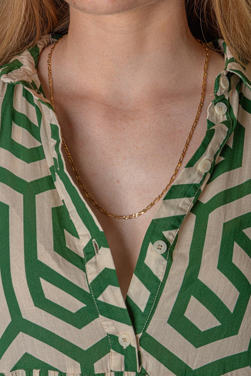 Collier Maille Figaro Or jaune