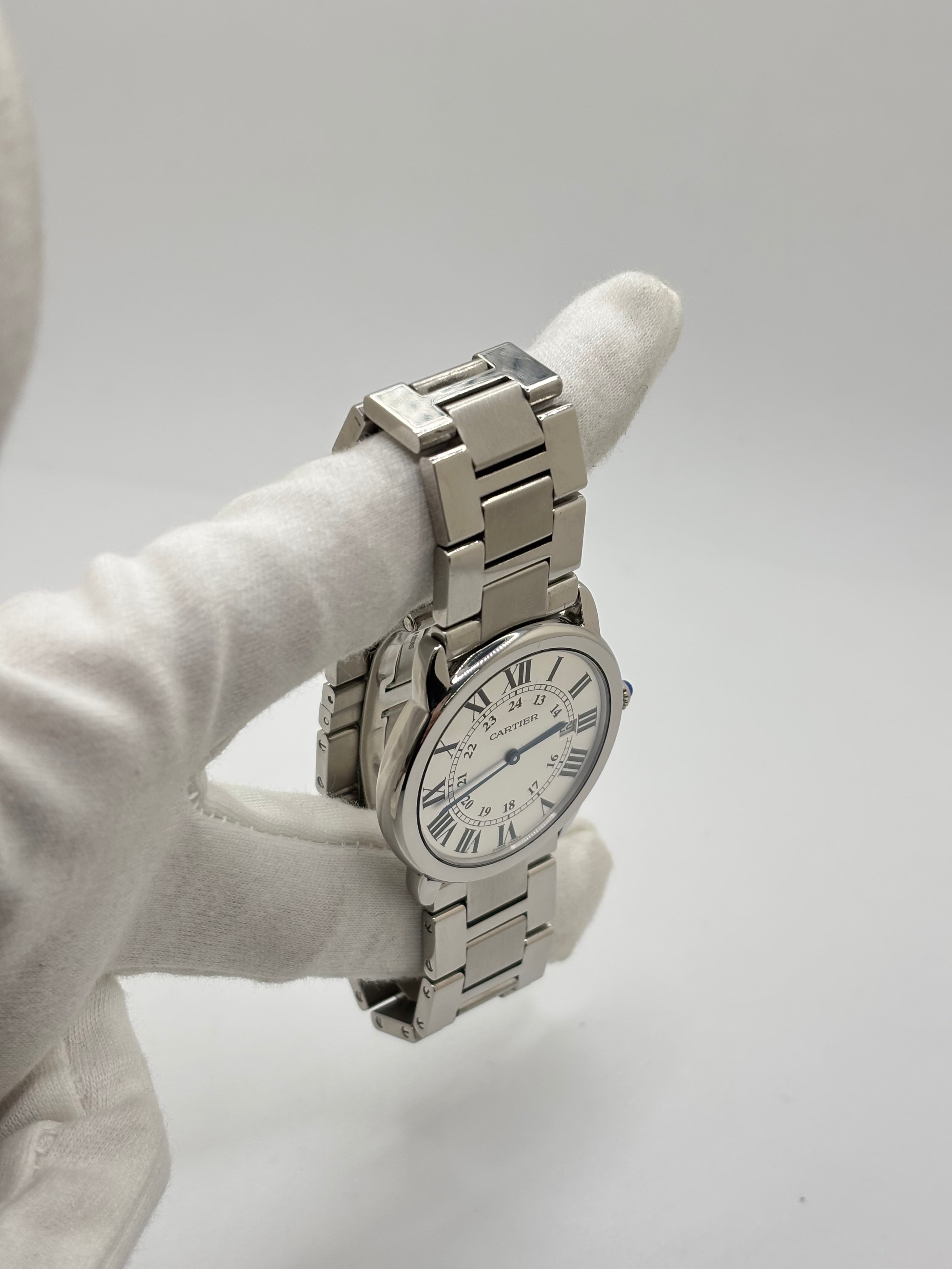 Montre CARTIER "Ronde Solo" en acier