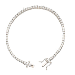 Bracelet Ligne en or blanc et diamants