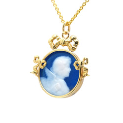 Pendentif en or jaune et camée