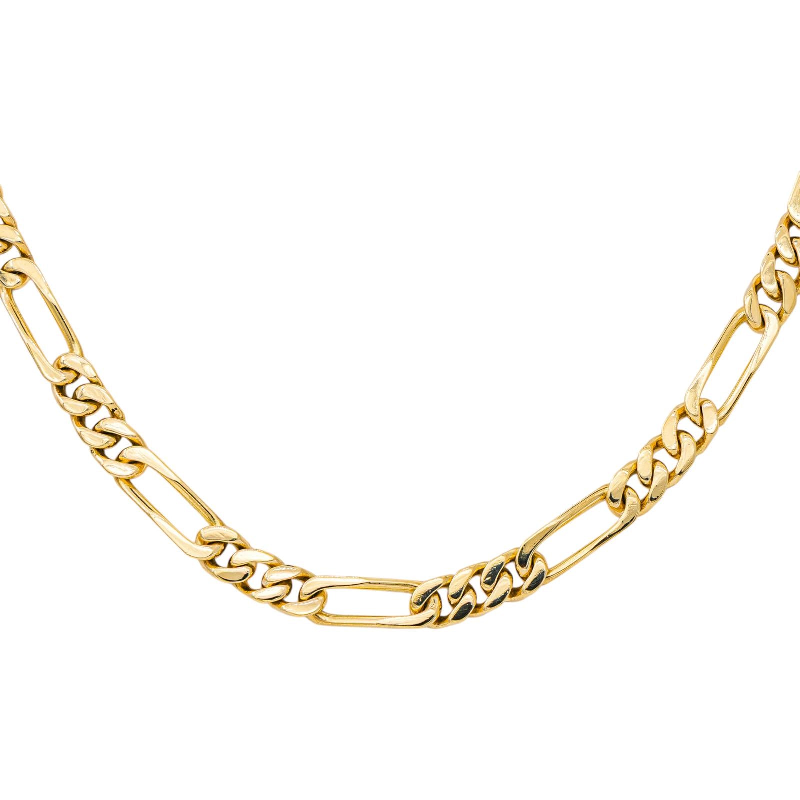 Collier Maille alternée Or jaune