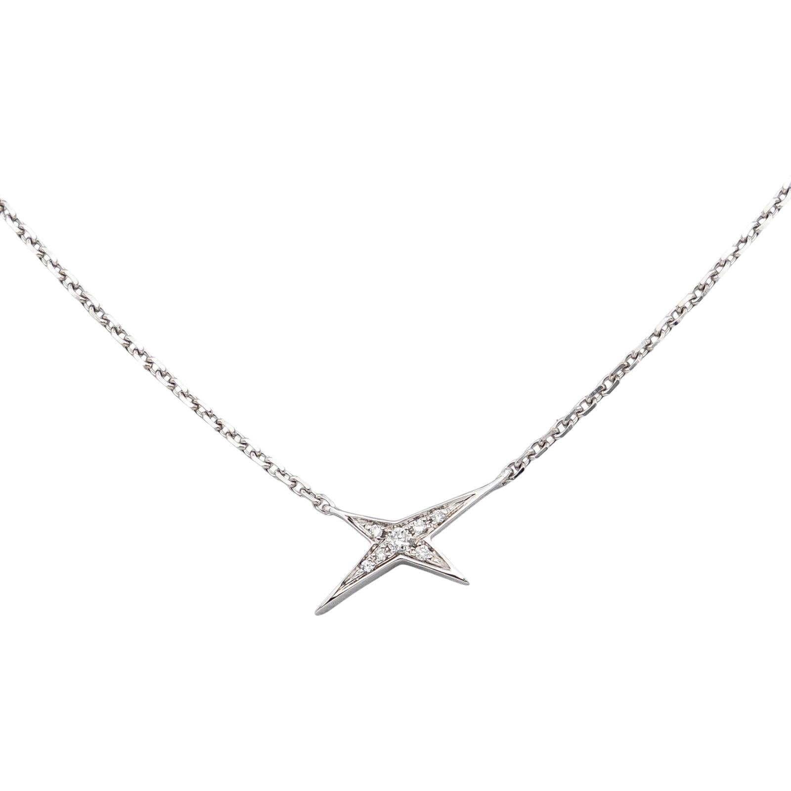 Mauboussin Collier  French Valentine Or blanc  Diamant