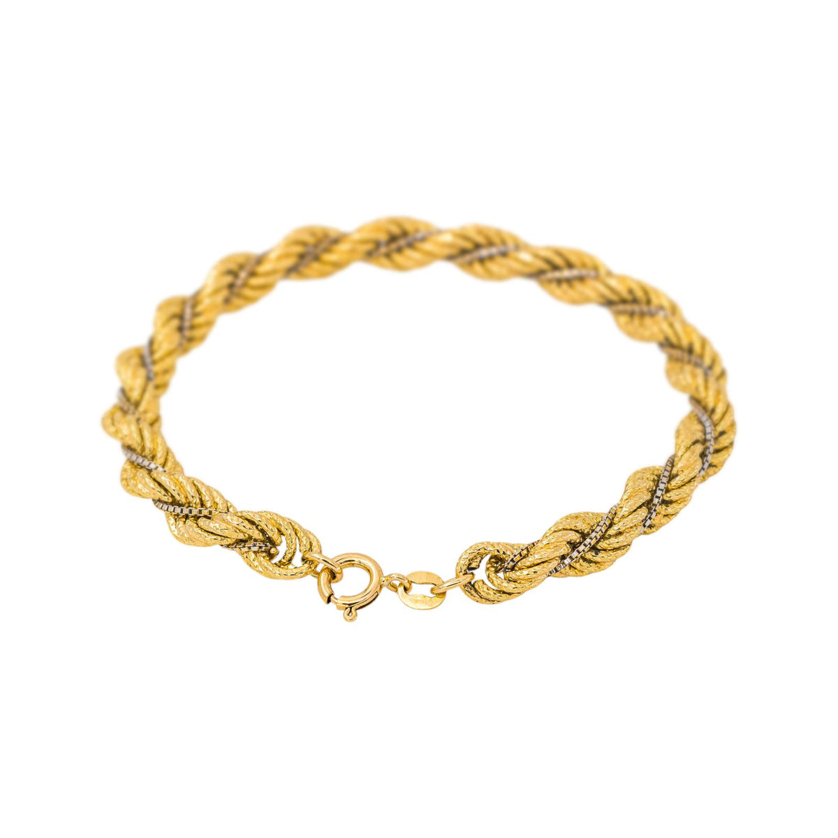 Bracelet Maille Marine Or jaune