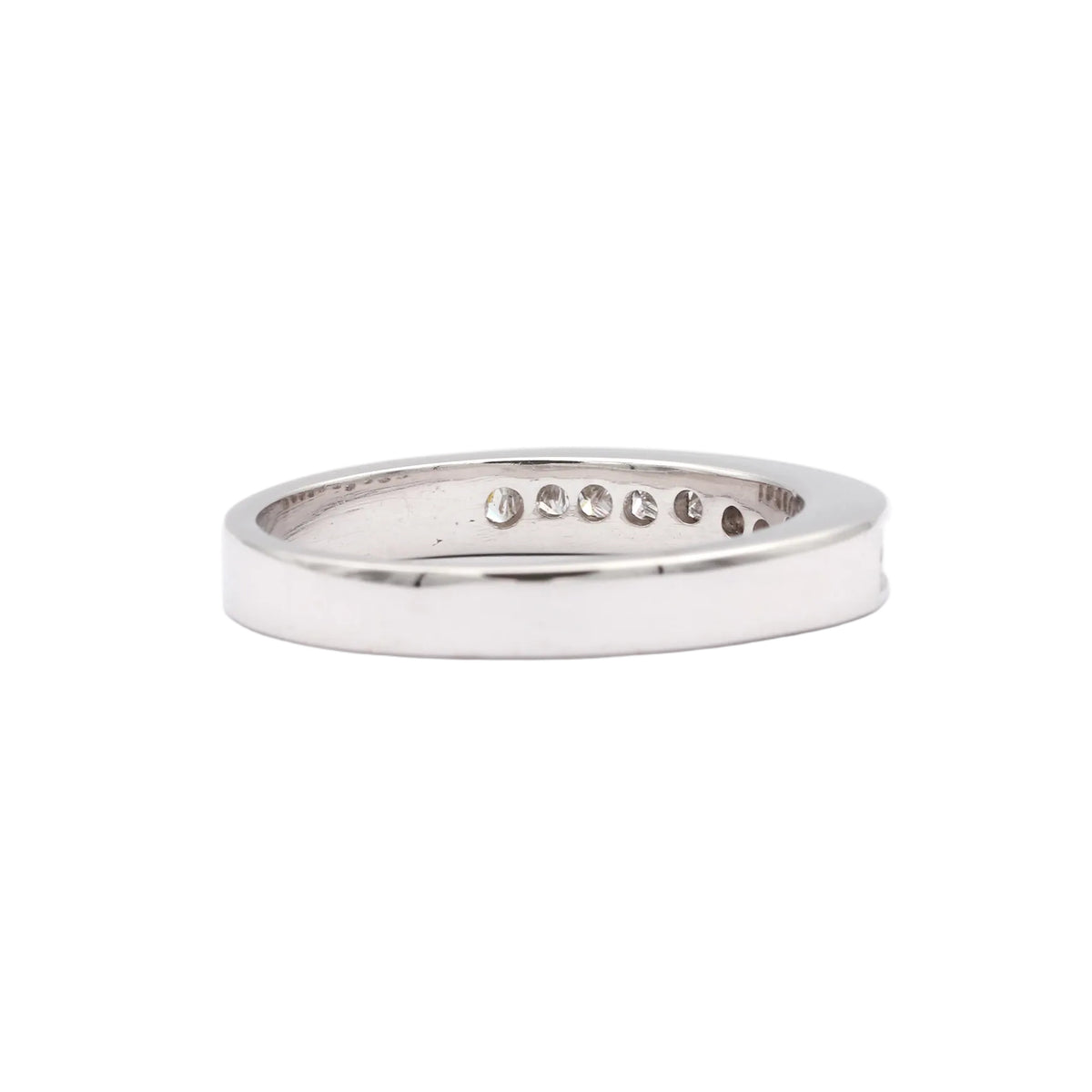 Bague Alliance en or blanc et diamants