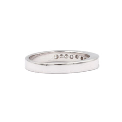 Bague Alliance en or blanc et diamants