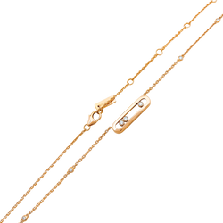 Collier Pendentif MESSIKA "Baby Move" PM en or rose et diamants