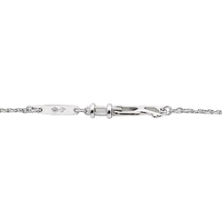 Collier Pendentif CARTIER "Muguet" en platine, perles et diamants