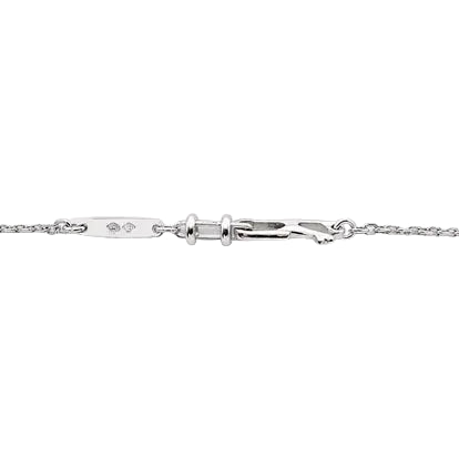 Collier Pendentif CARTIER "Muguet" en platine, perles et diamants