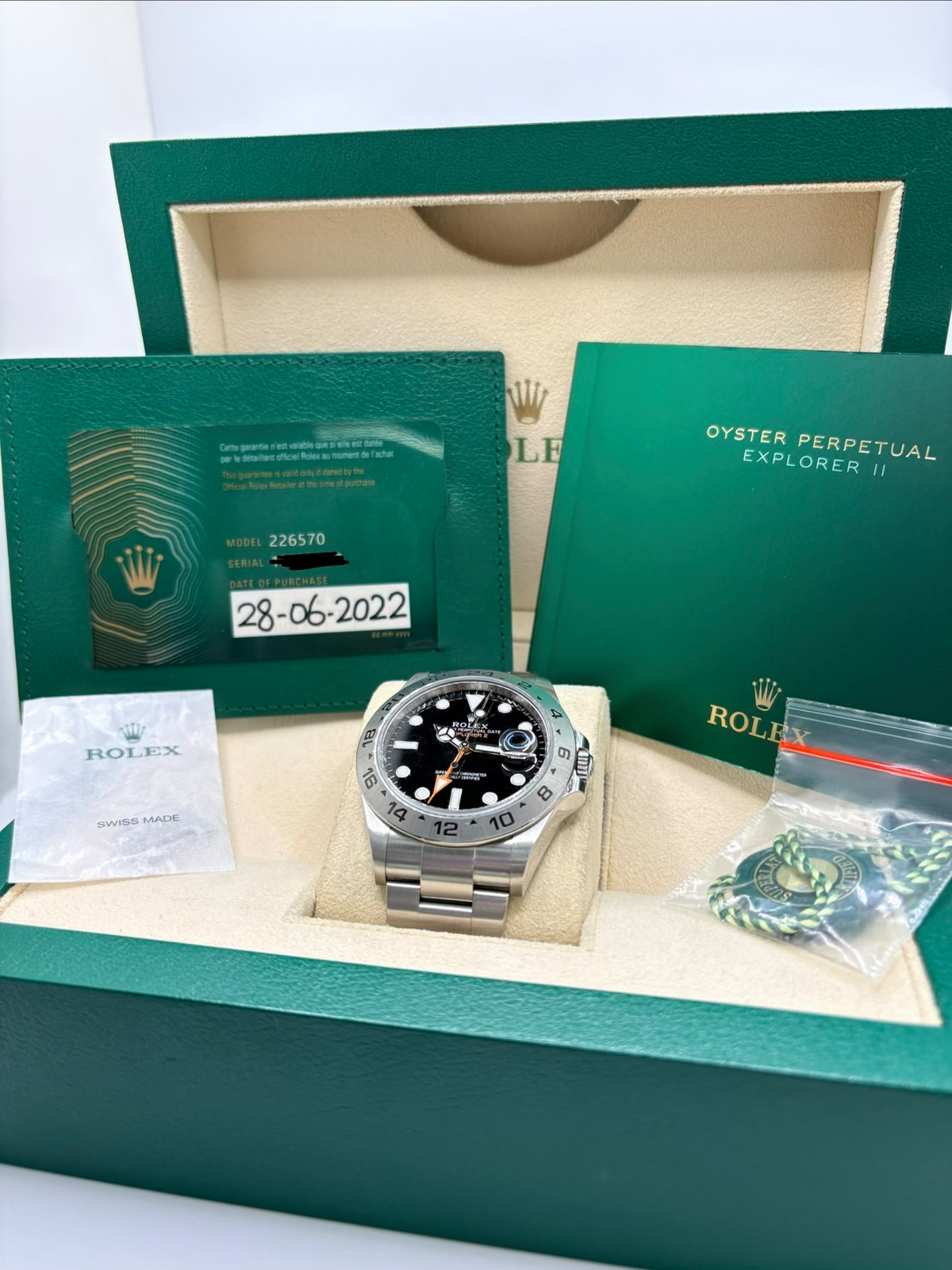 Montre ROLEX "Explorer" en acier