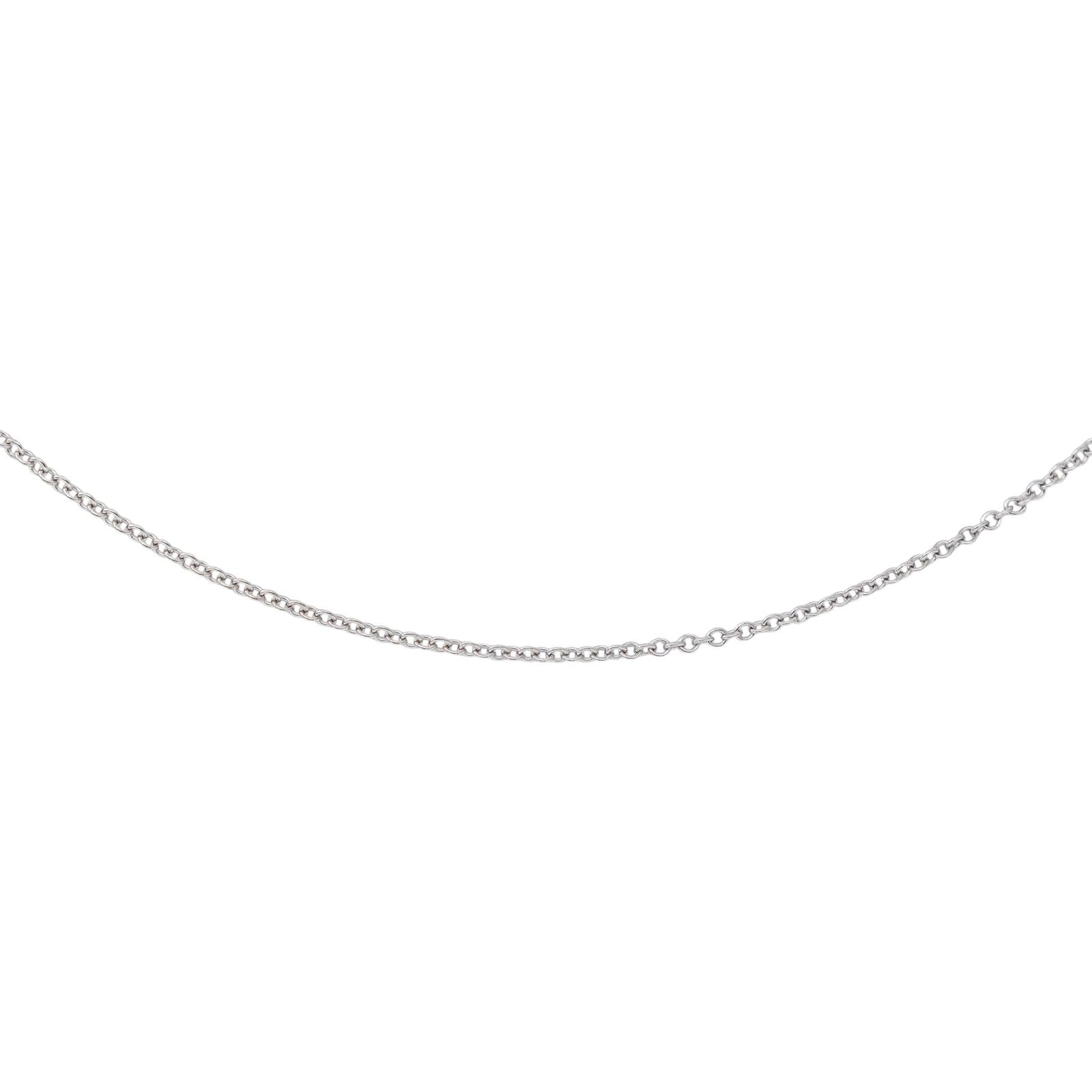 Balmain Collier Maille Forçat  Or blanc