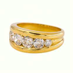 Bague Or jaune Diamant