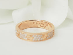 Bague Alliance CARTIER Love PM en or rose et diamants