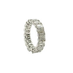 Bague Alliance "Eterné" en or blanc et diamants