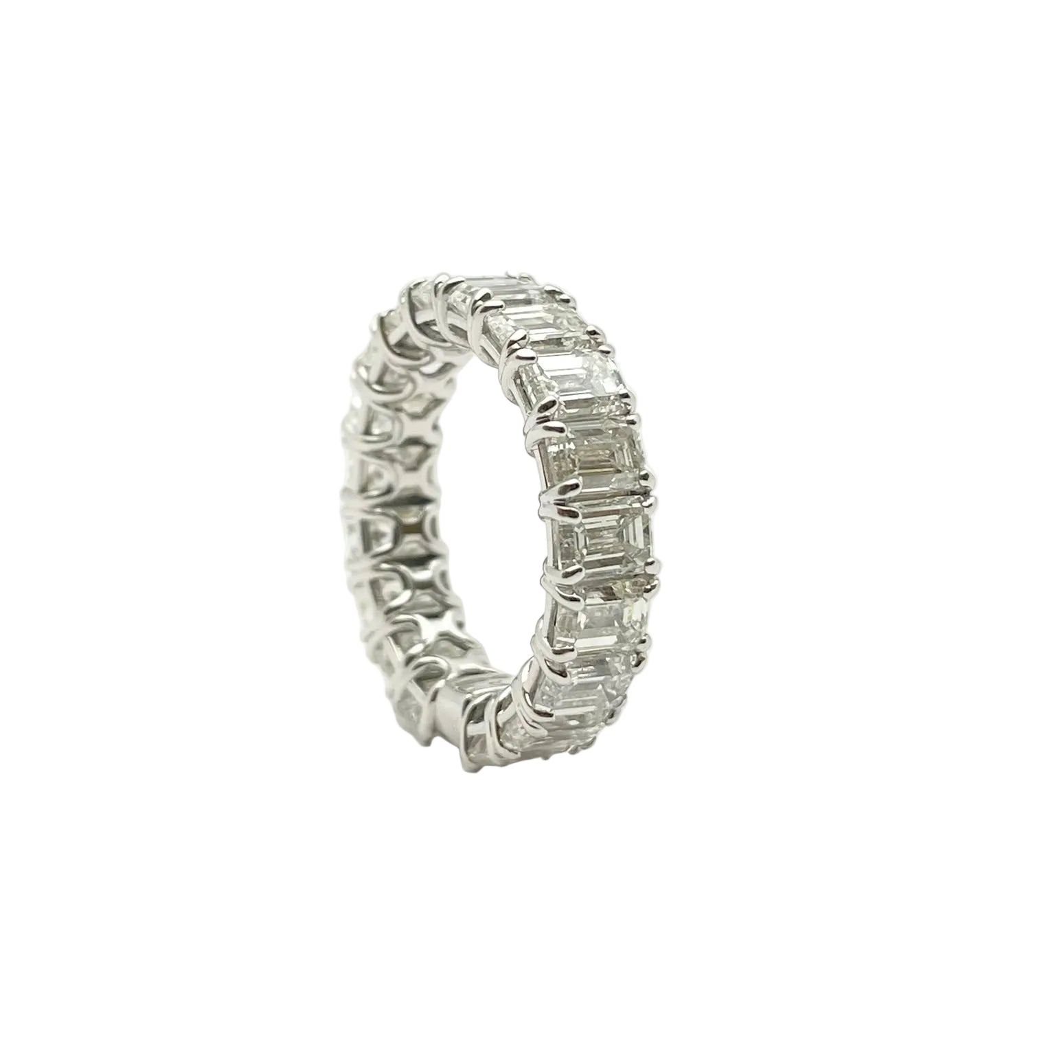 Bague Alliance "Eterné" en or blanc et diamants