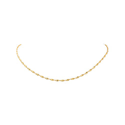 Collier Maille Miroir Or jaune