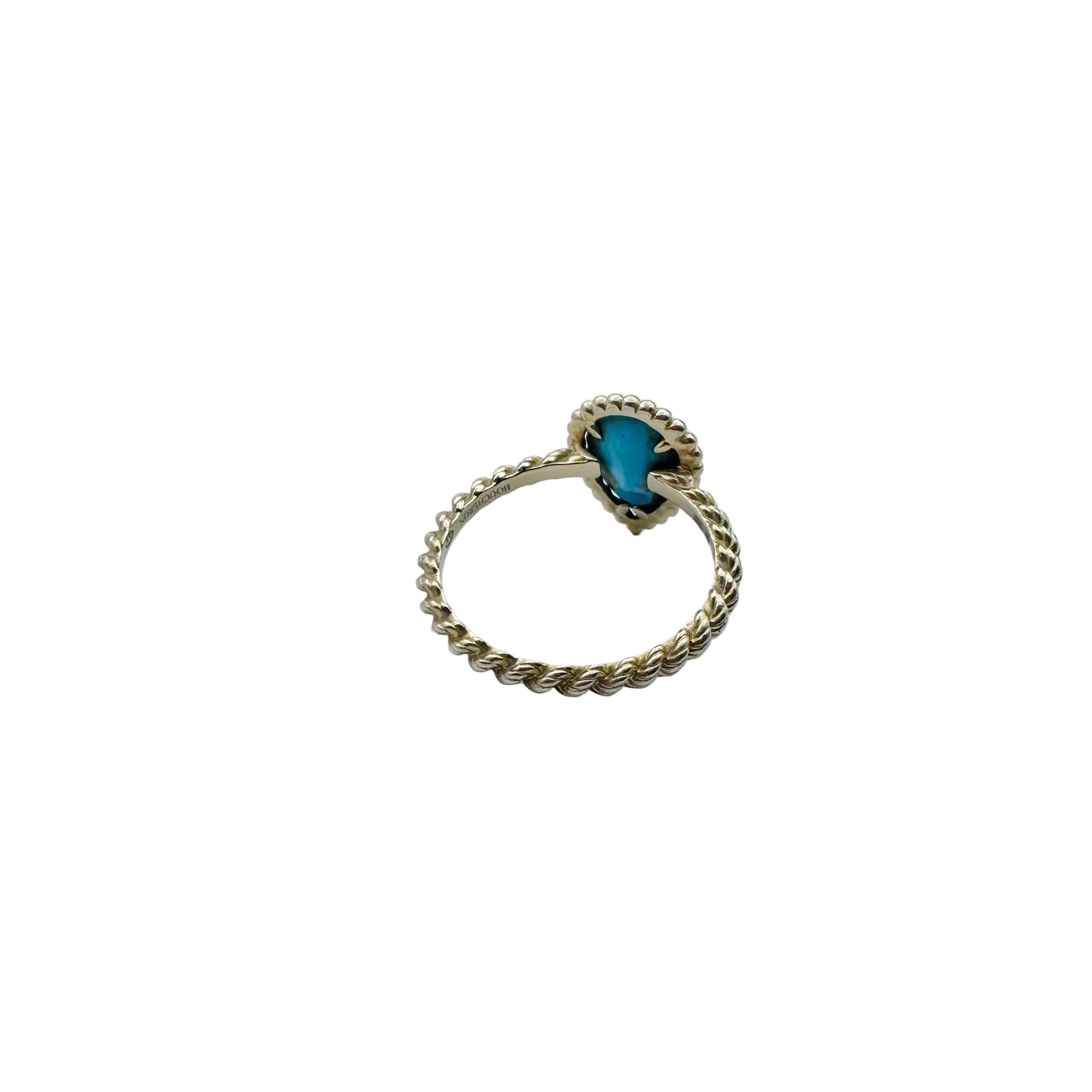 Bague BOUCHERON "Serpent Bohème" en or jaune et turquoise