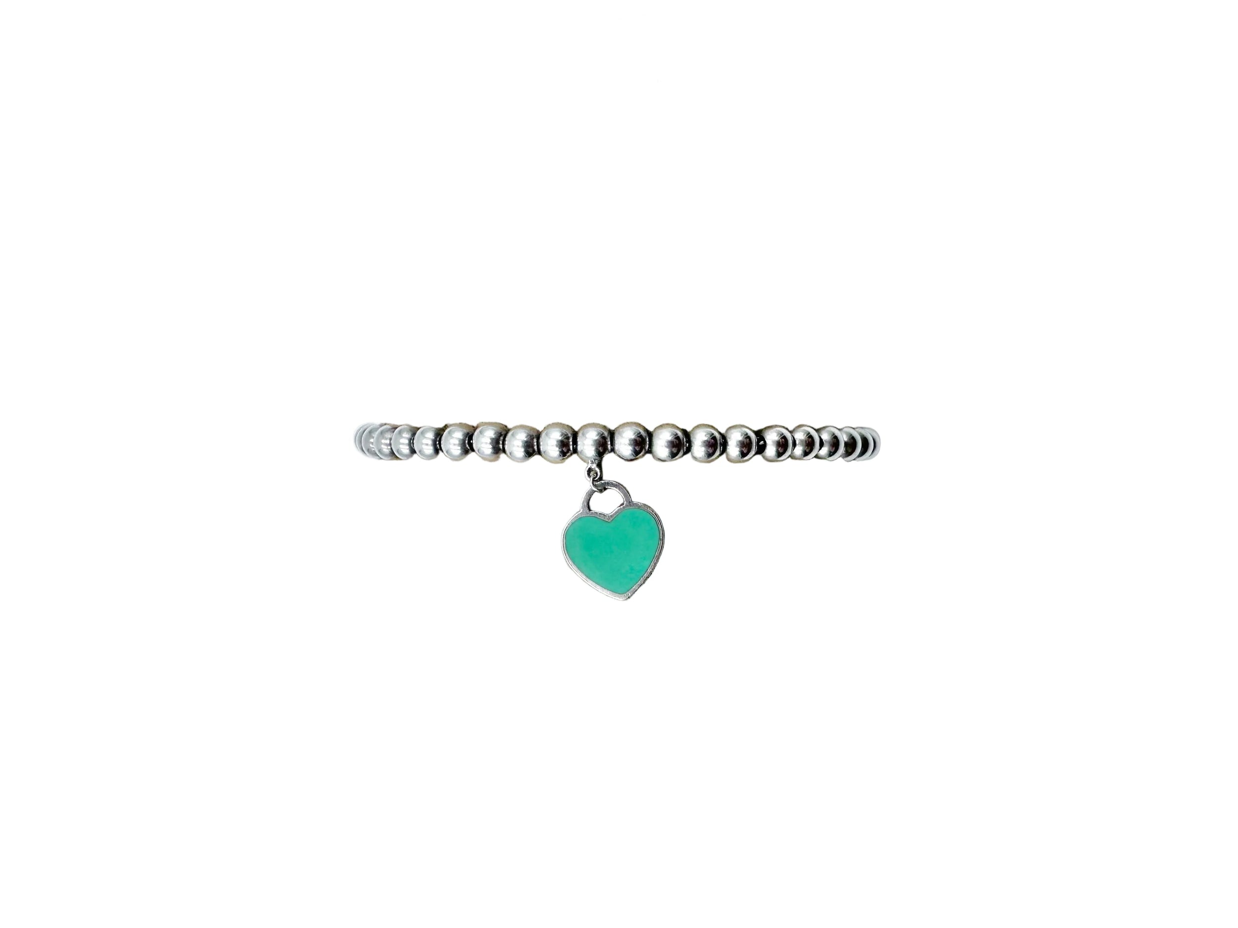 Bracelet Perles TIFFANY & CO. "Return to Tiffany" en argent et émail