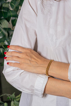 Bracelet Maille gourmette Or jaune