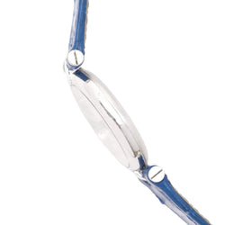 Montre CARTIER "Vendôme Must" en argent, acier et cuir