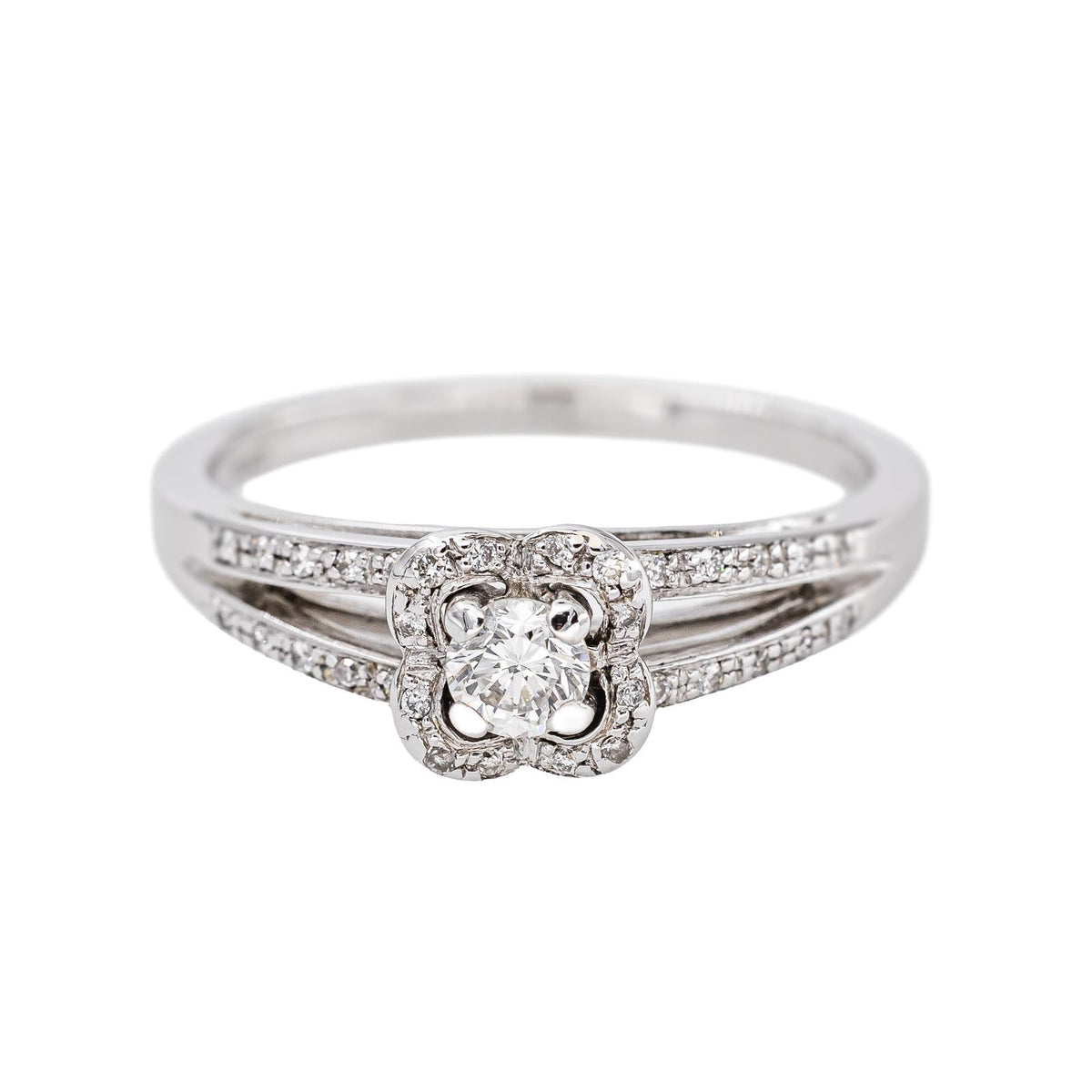 Mauboussin Bague Chance of Love Or blanc Diamant