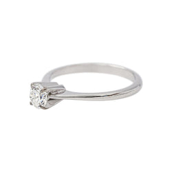 Bague Solitaire Or blanc Diamant