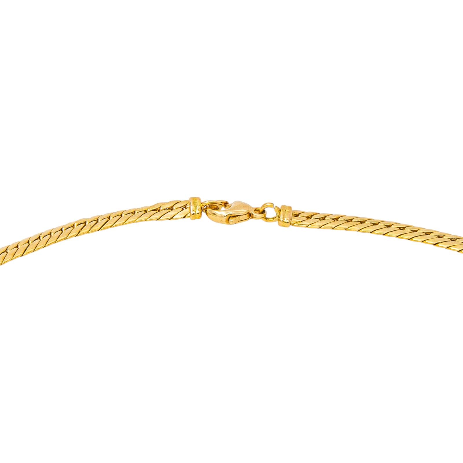 Collier Maille anglaise Or jaune