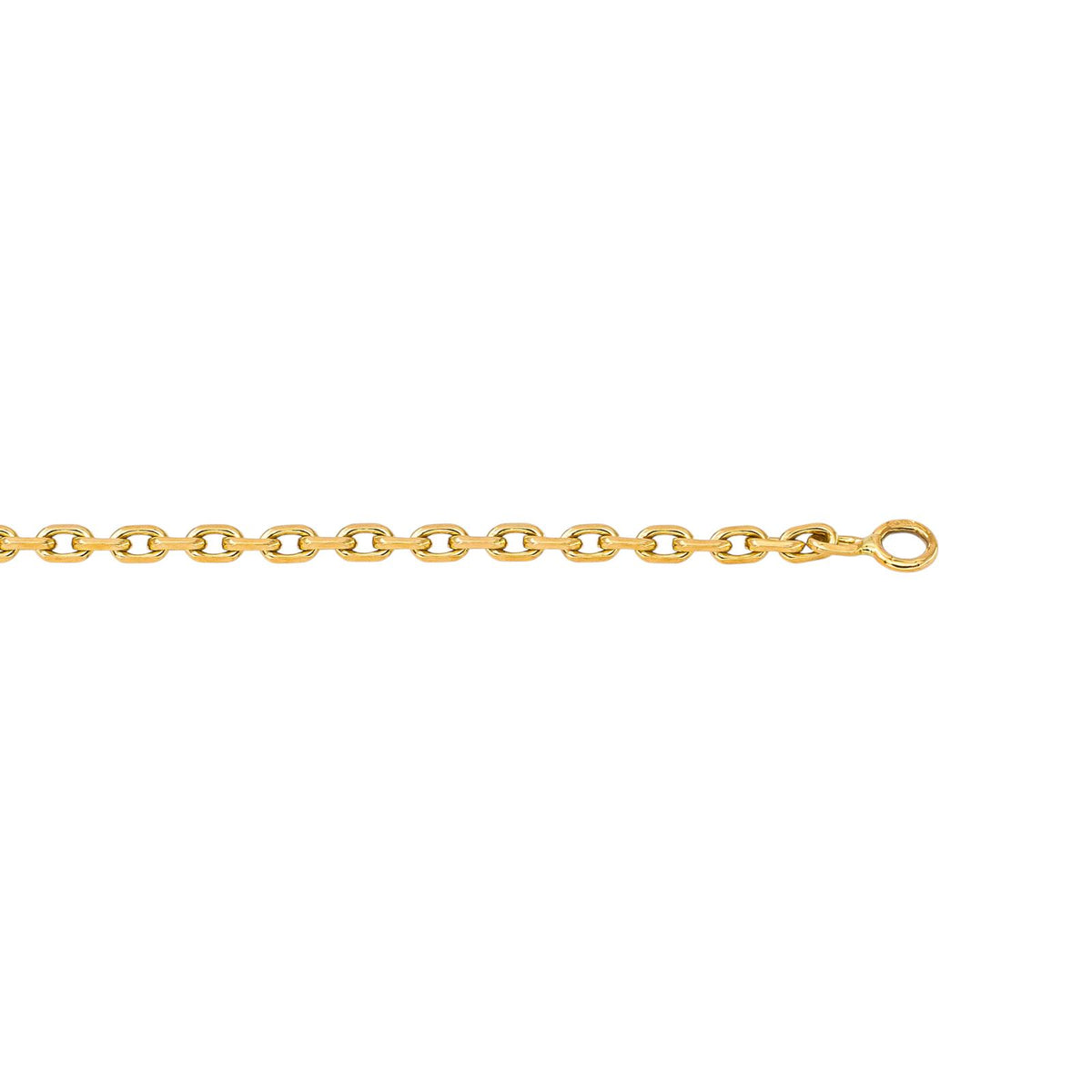 Bracelet Maille Forçat Or jaune