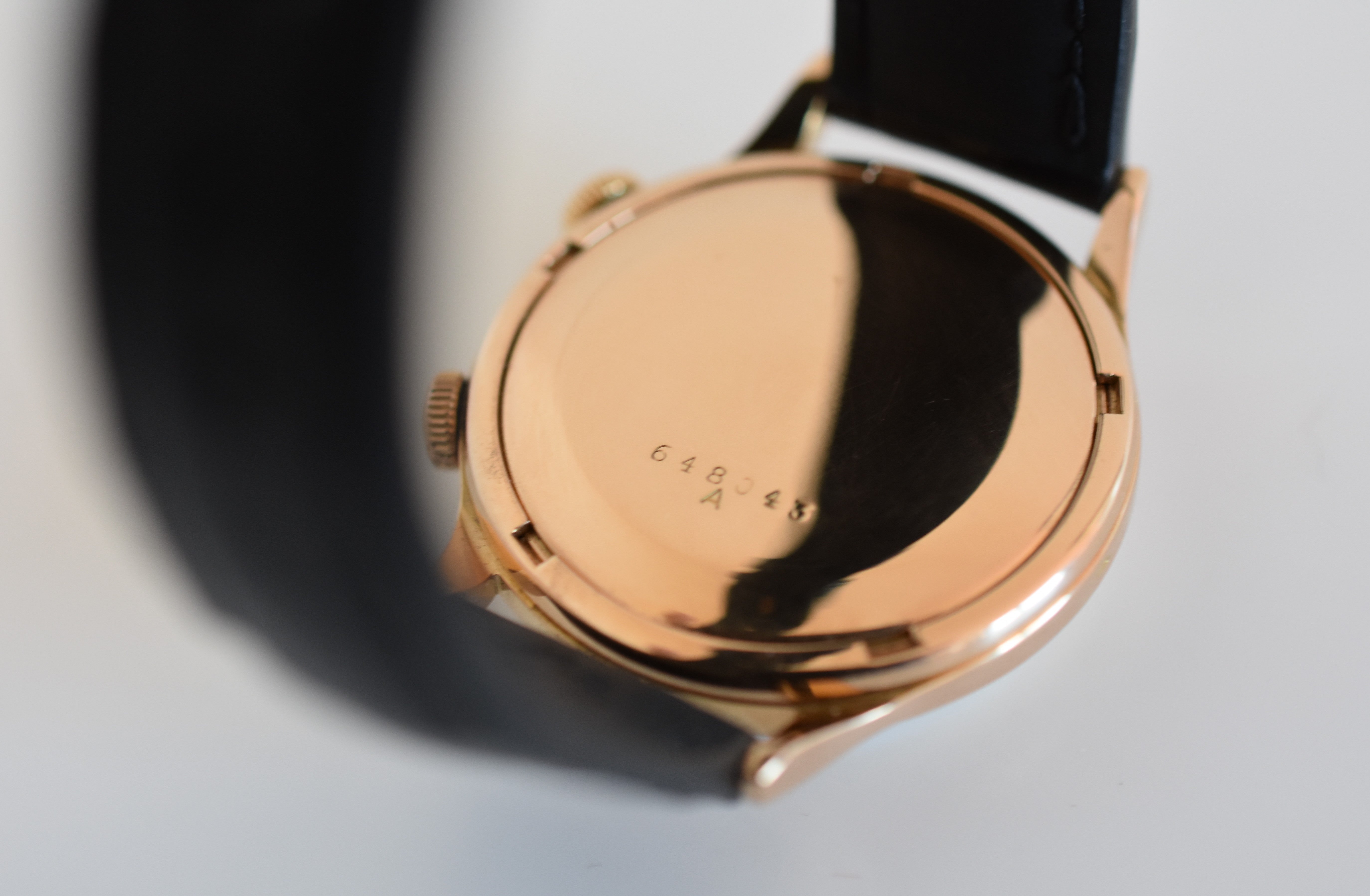 Jaeger-LeCoultre Mémovox Réveil, Calibre P489/1, Or rose 18 carats, 1955